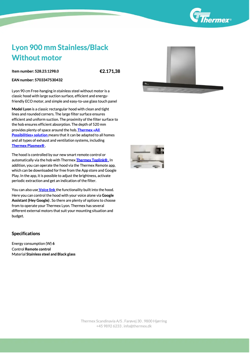 Imagen de la primera página del manual del dispositivo Lyon FH