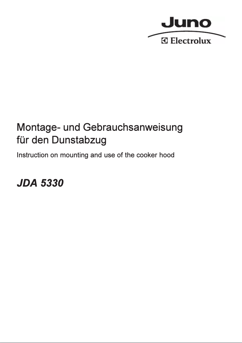 Imagen de la primera página del manual del dispositivo JDA5330W