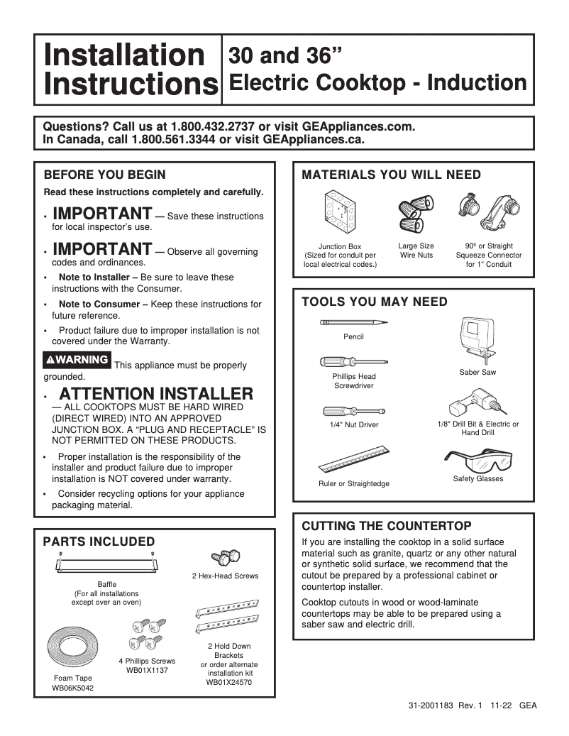 Imagen de la primera página del manual del dispositivo Profile PHP9030DTBB