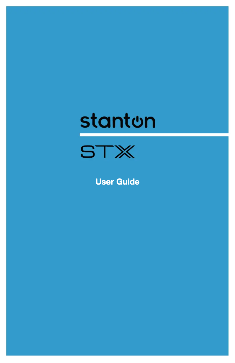 Página 1 del manual Manual de usuario Stanton STX