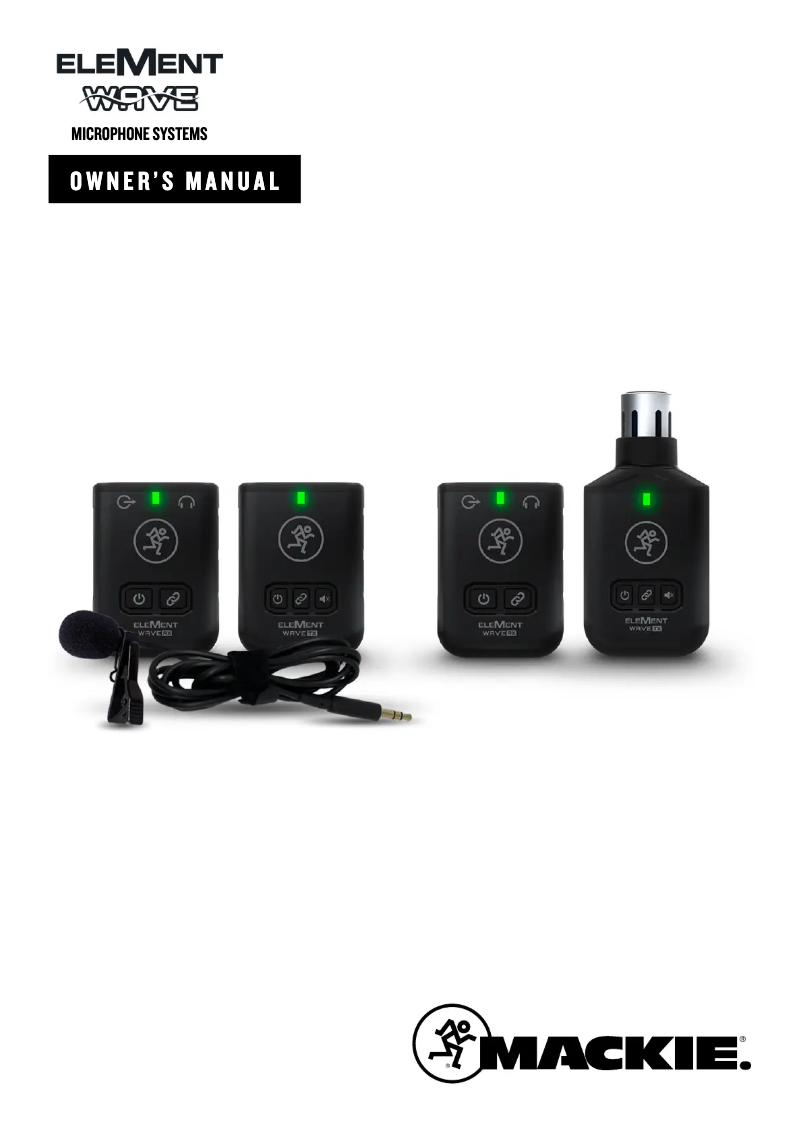 Imagen de la primera página del manual del dispositivo EleMent Wave XLR