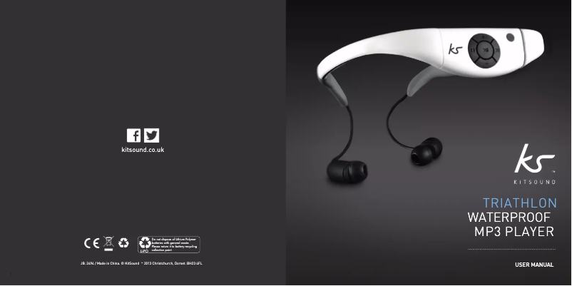 Imagen de la primera página del manual del dispositivo Triathlon