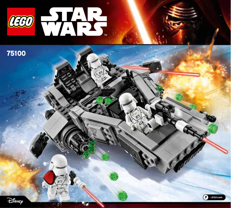Página 1 del manual Manual de usuario Lego Star Wars 75100