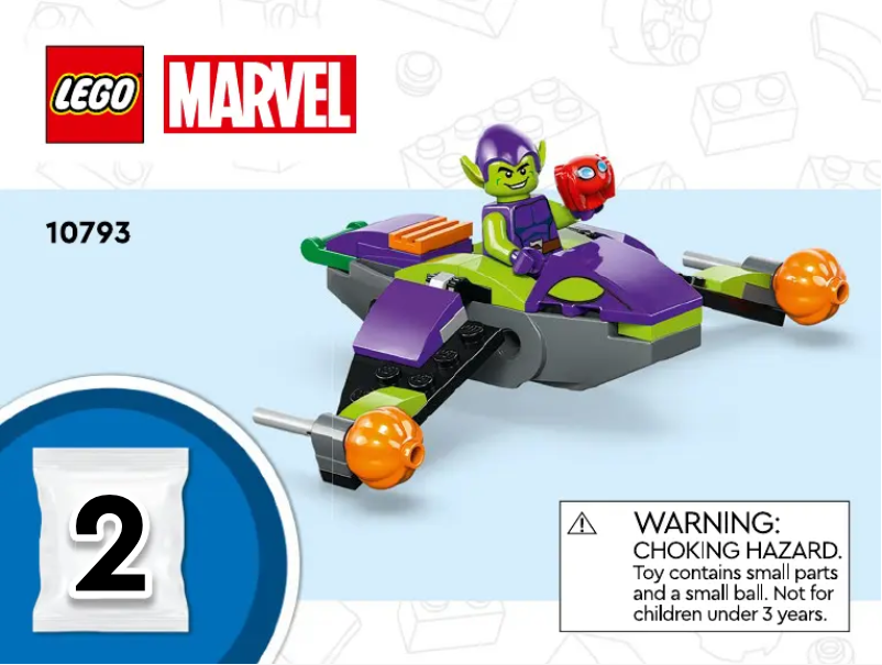 Página 1 del manual Instrucciones visuales Lego Marvel 10793