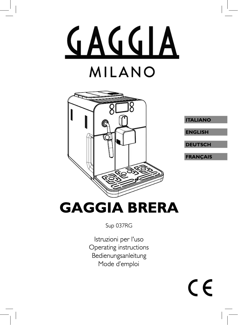 Imagen de la primera página del manual del dispositivo Brera