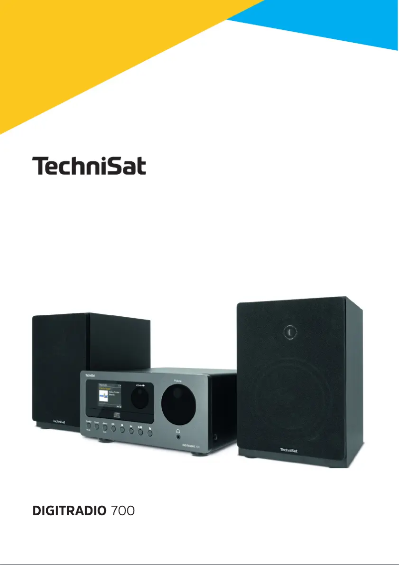 Página nº 1 - Manual de usuario TechniSat DigitRadio 700