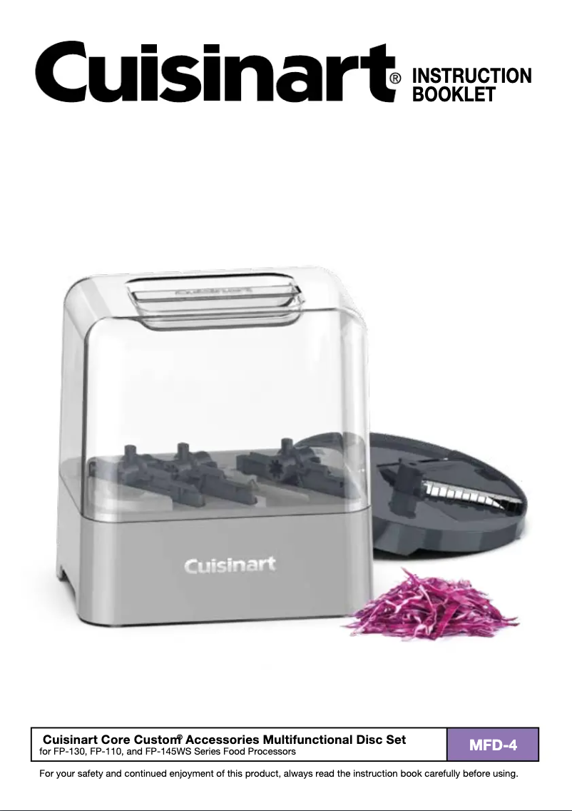 Imagen de la primera página del manual del dispositivo Core Custom MFD-4