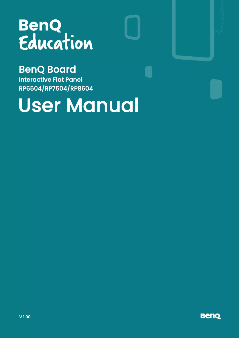 Imagen de la primera página del manual del dispositivo RP8604