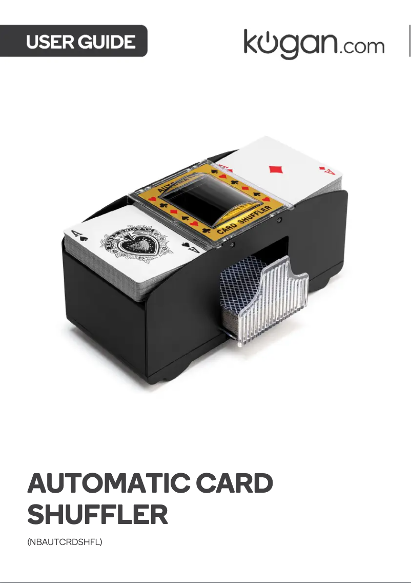 Página 1 del manual Manual de usuario Kogan NBAUTCRDSHFL