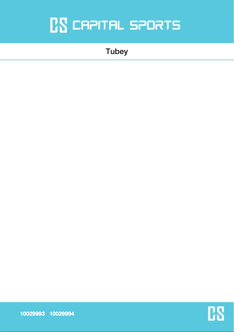 Imagen de la primera página del manual del dispositivo Tubey