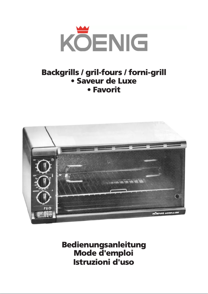 Página nº 1 - Manual de usuario Koenig B00101