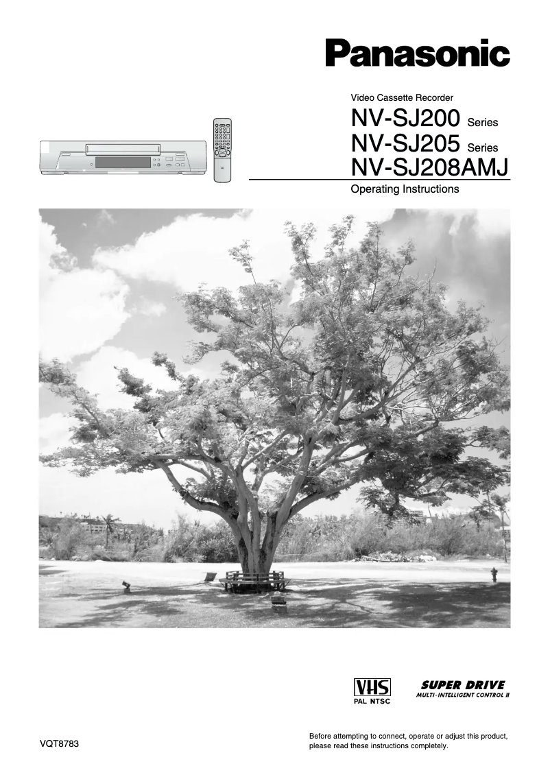 Imagen de la primera página del manual del dispositivo NV-SJ205AM