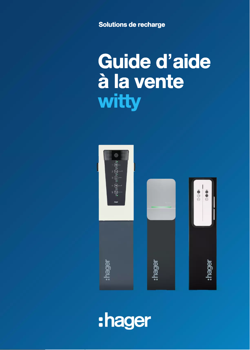 Página 1 del manual Ficha técnica Hager XEV600