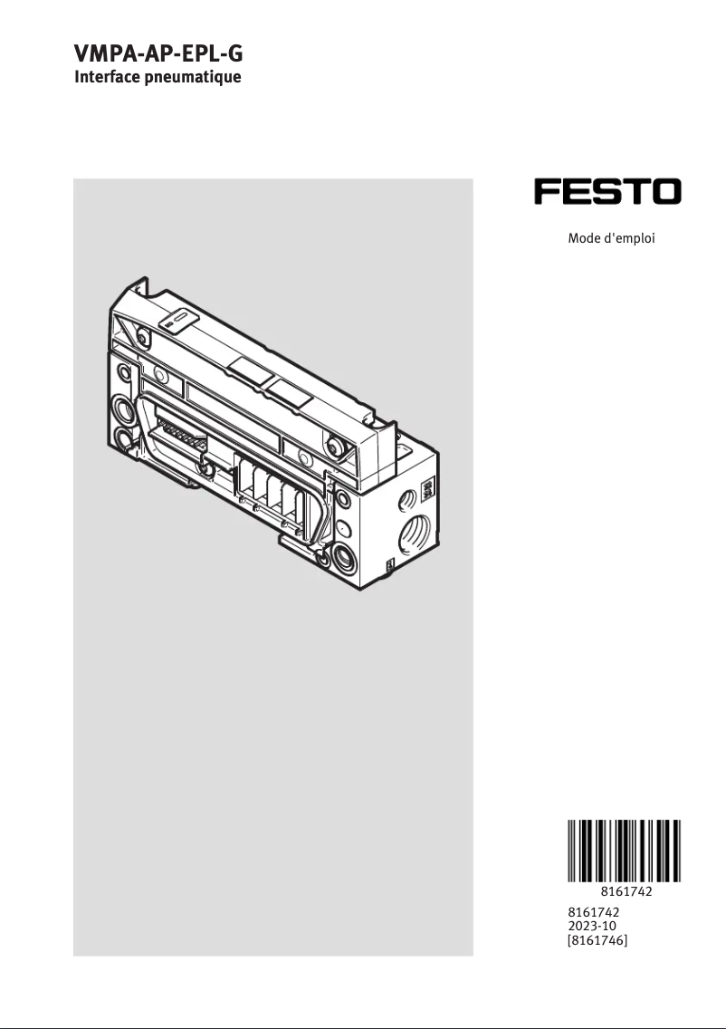 Imagen de la primera página del manual del dispositivo VMPA-AP-EPL-G