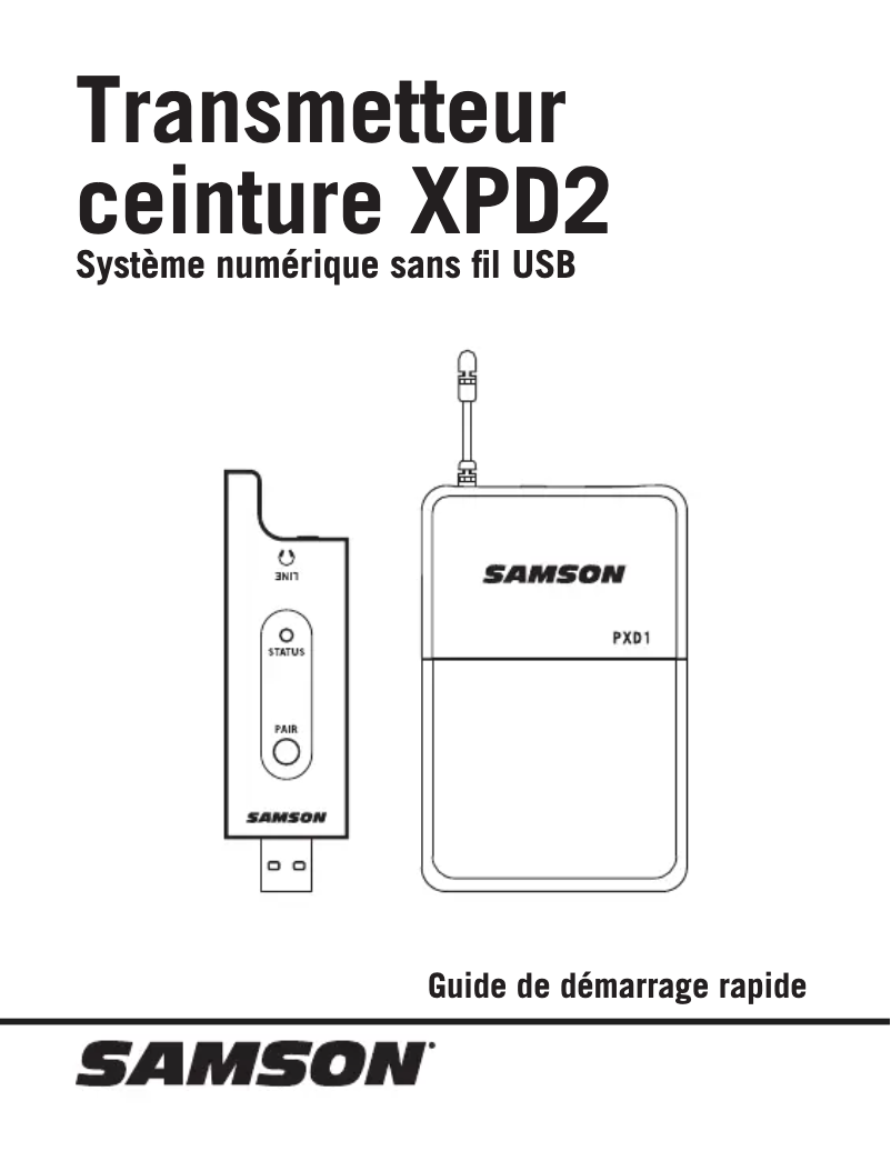 Página 1 del manual Manual de usuario Samson XPD2