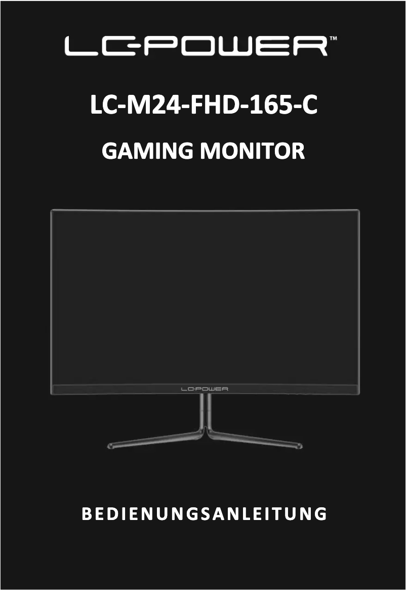Página 1 del manual Manual de usuario LC-Power LC-M24-FHD-165-C