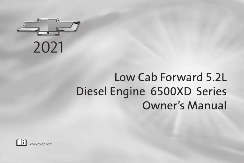 Página 1 del manual Manual de usuario Chevrolet Commercial (2021)