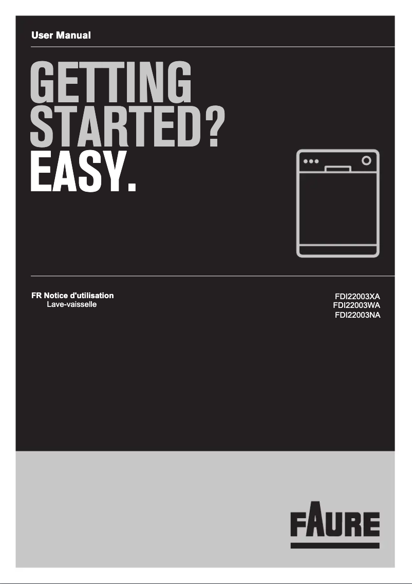 Imagen de la primera página del manual del dispositivo FDI22003NA