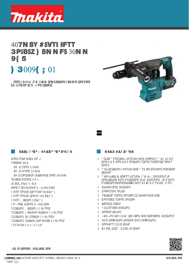 Imagen de la primera página del manual del dispositivo HR009G
