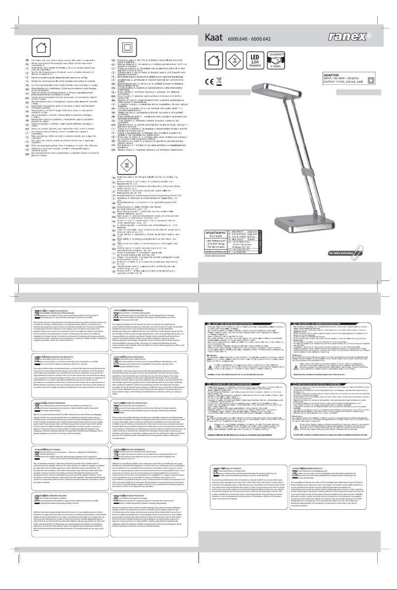 Página 1 del manual Manual de usuario Smartwares 10.011.47