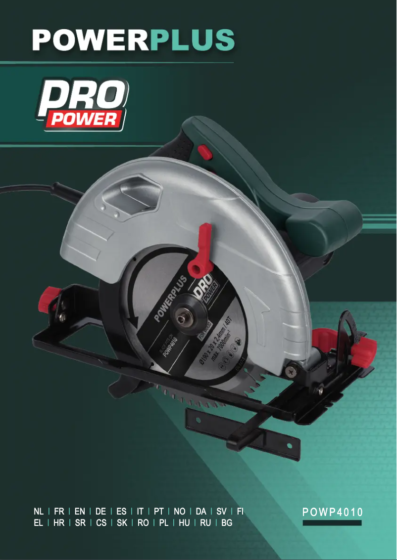 Imagen de la primera página del manual del dispositivo POWP4010