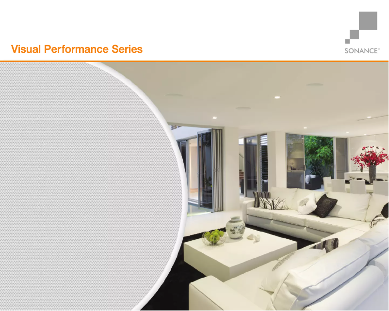 Imagen de la primera página del manual del dispositivo Visual Performance