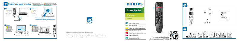 Página nº 1 - Manual de usuario Philips SpeechMike Premium LFH3500