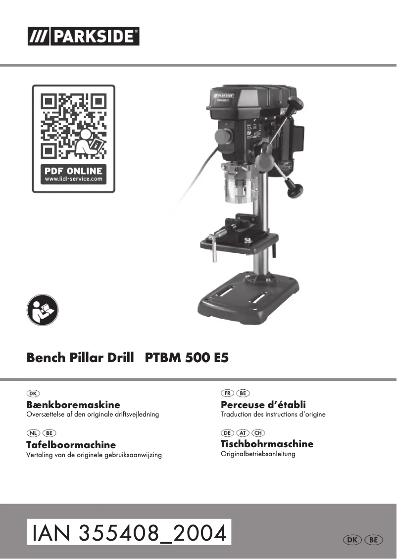 Imagen de la primera página del manual del dispositivo PTBM 400 A1