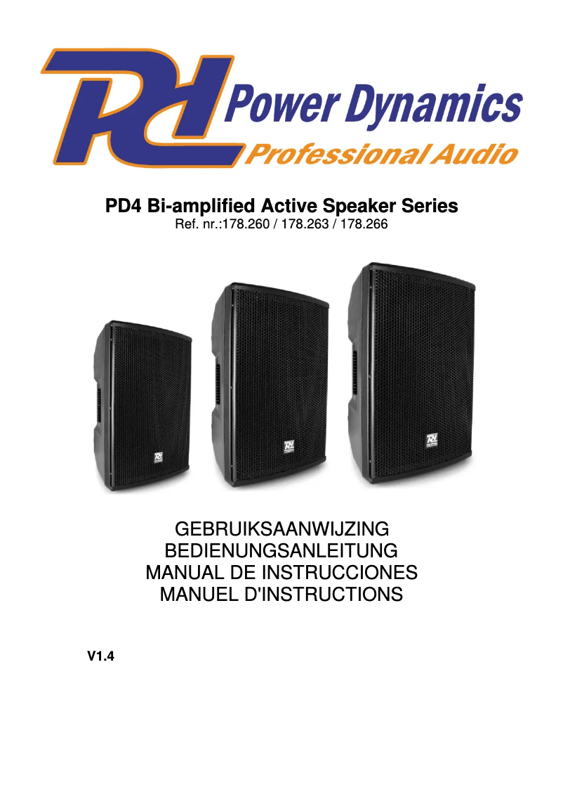 Imagen de la primera página del manual del dispositivo PD415A