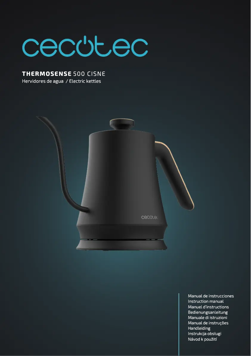 Página 1 del manual Manual de usuario Cecotec Thermosense 500 Cisne