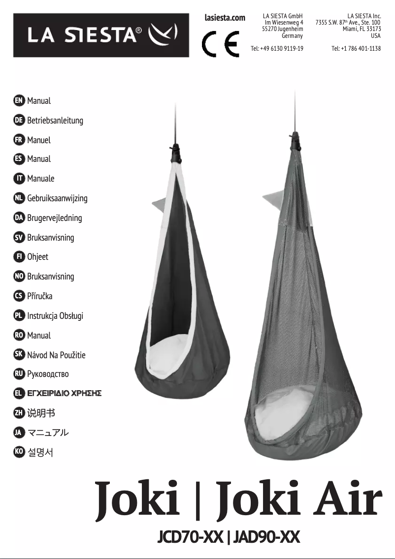 Página 1 del manual Manual de usuario La Siesta JOKI