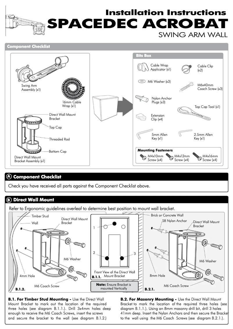 Página 1 del manual Manual de usuario Atdec SD-SA-DW-S