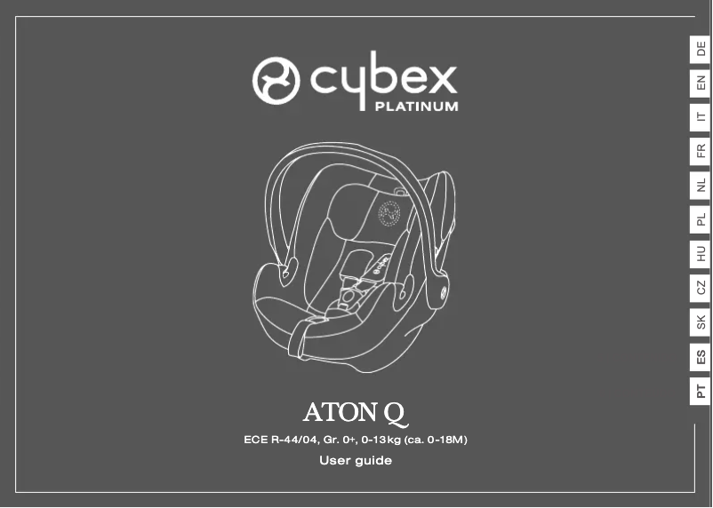 Imagen de la primera página del manual del dispositivo Aton Q