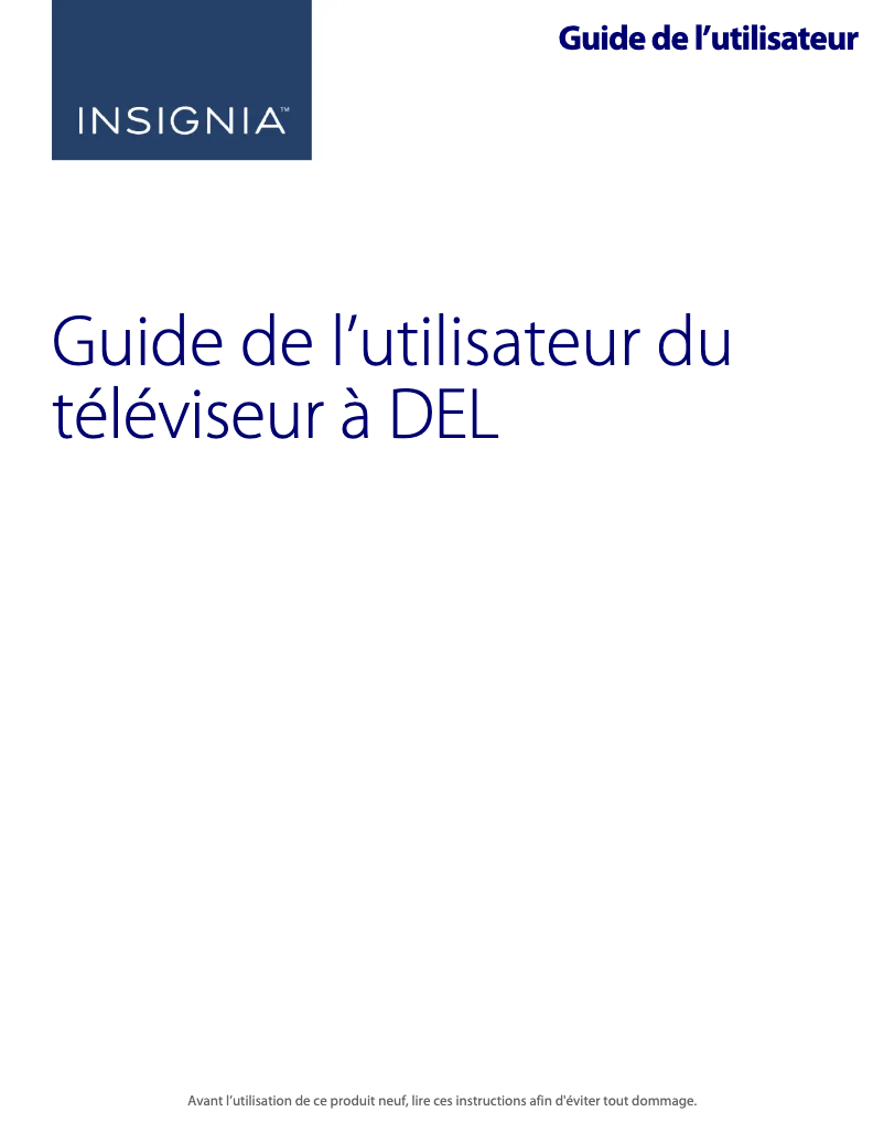 Página nº 1 - Manual de usuario Insignia NS-50F301NA24