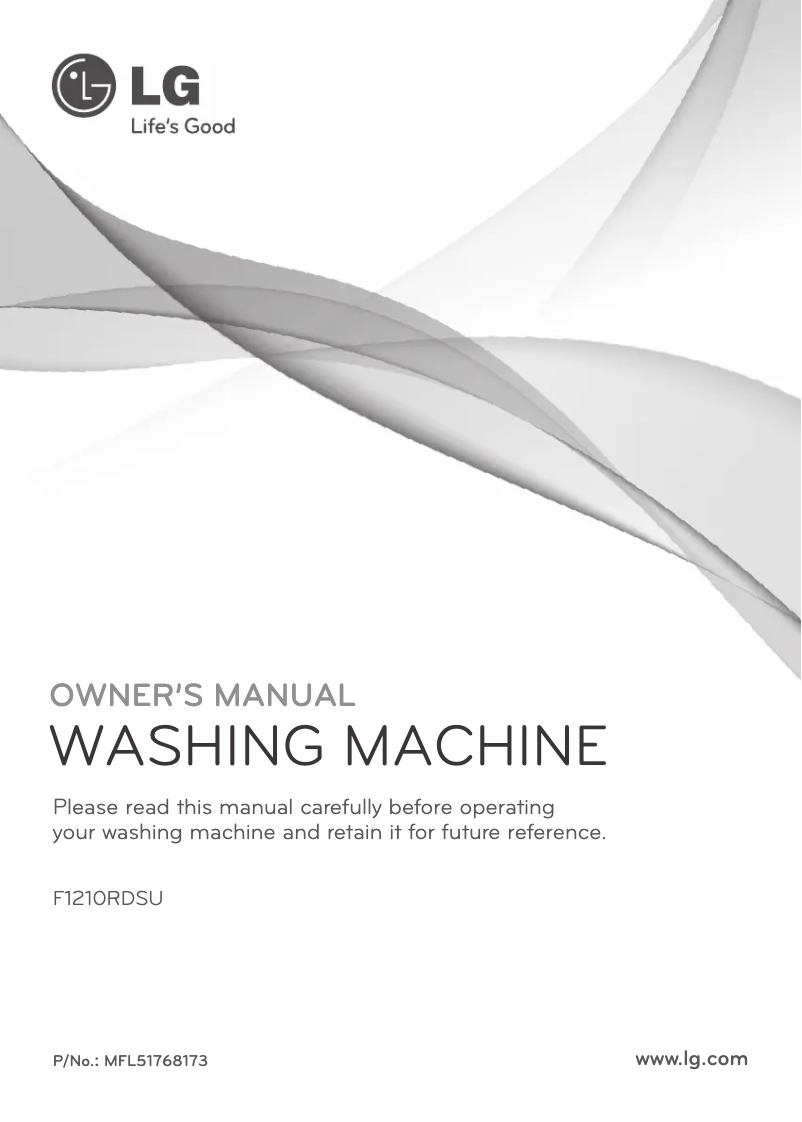 Imagen de la primera página del manual del dispositivo F1210RDSU