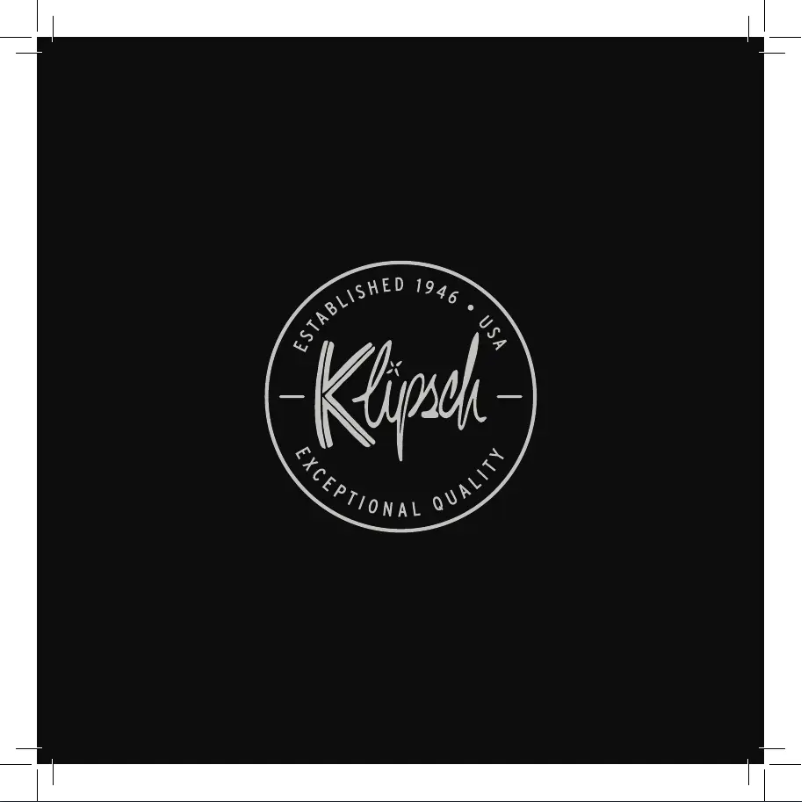 Página 1 del manual Manual de usuario Klipsch GIG XL