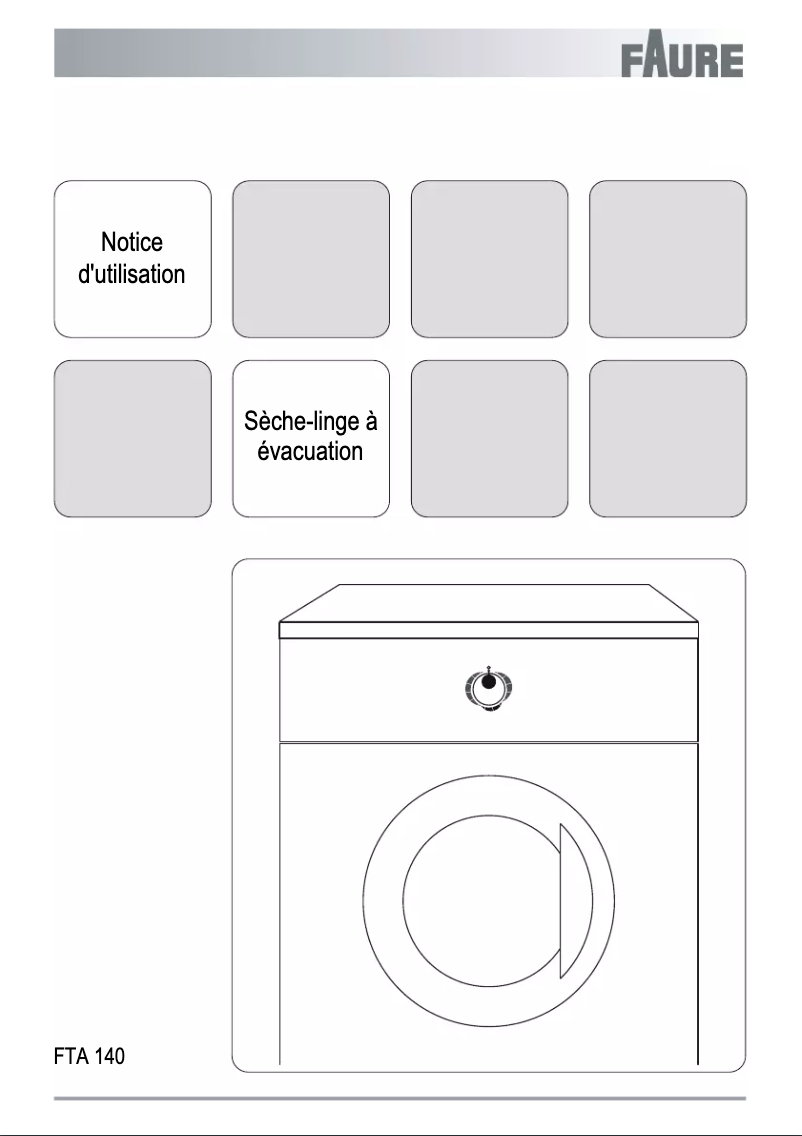 Imagen de la primera página del manual del dispositivo FTA140