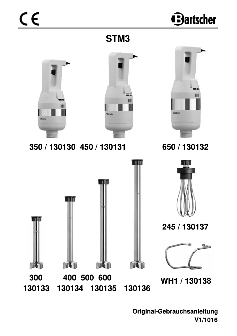 Imagen de la primera página del manual del dispositivo STM3 350