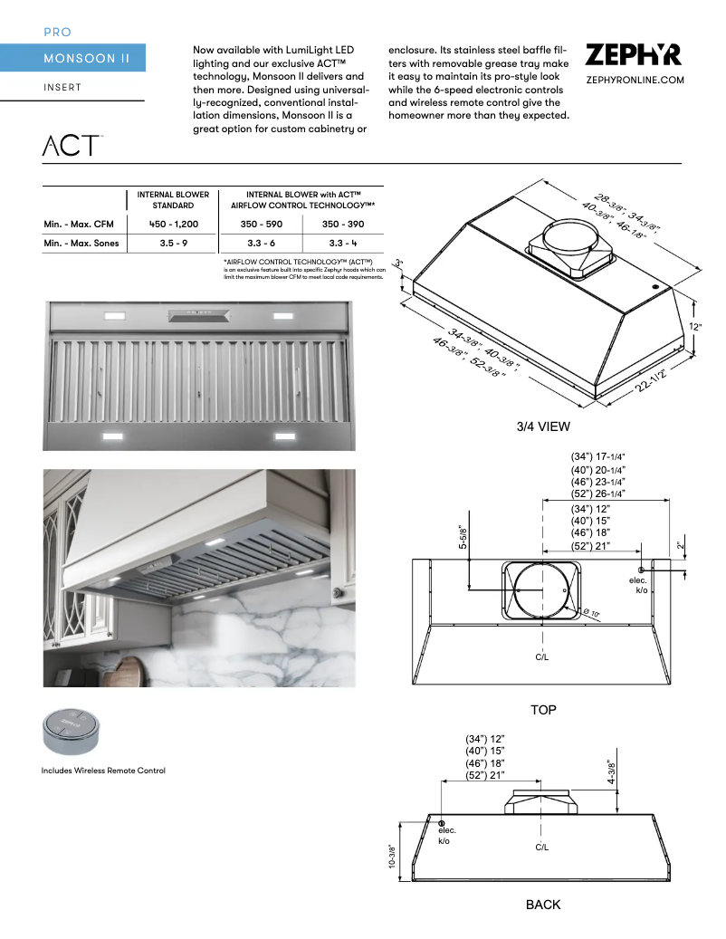 Imagen de la primera página del manual del dispositivo Monsoon II AK9352BS