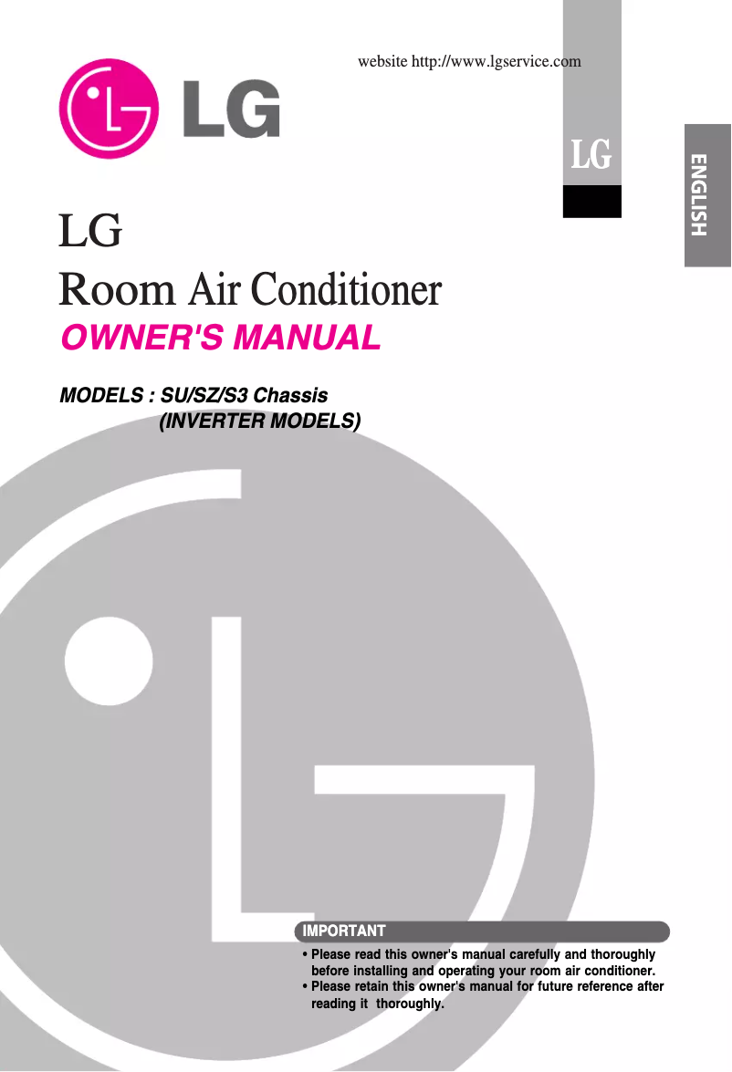 Página 1 del manual Manual de usuario LG ASNW096URH0