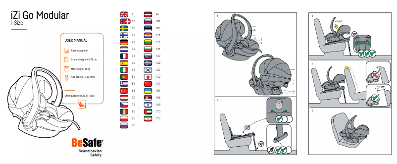 Página 1 del manual Manual de usuario BeSafe iZi Go Modular X2 i-Size