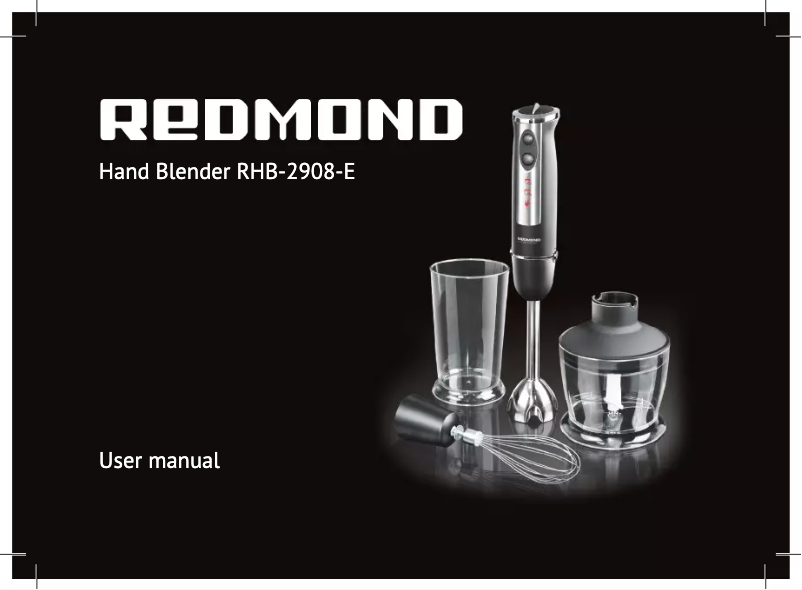 Página 1 del manual Manual de usuario Redmond RHB-2908-E