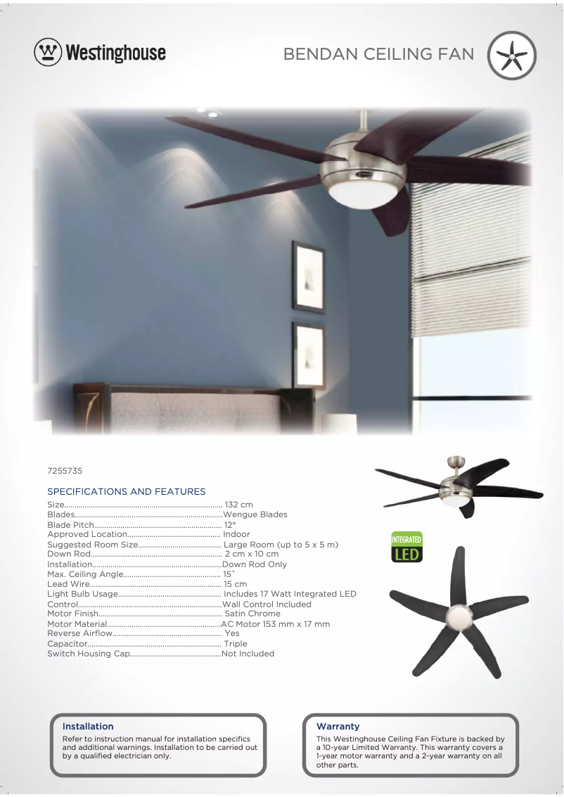 Imagen de la primera página del manual del dispositivo 7255735