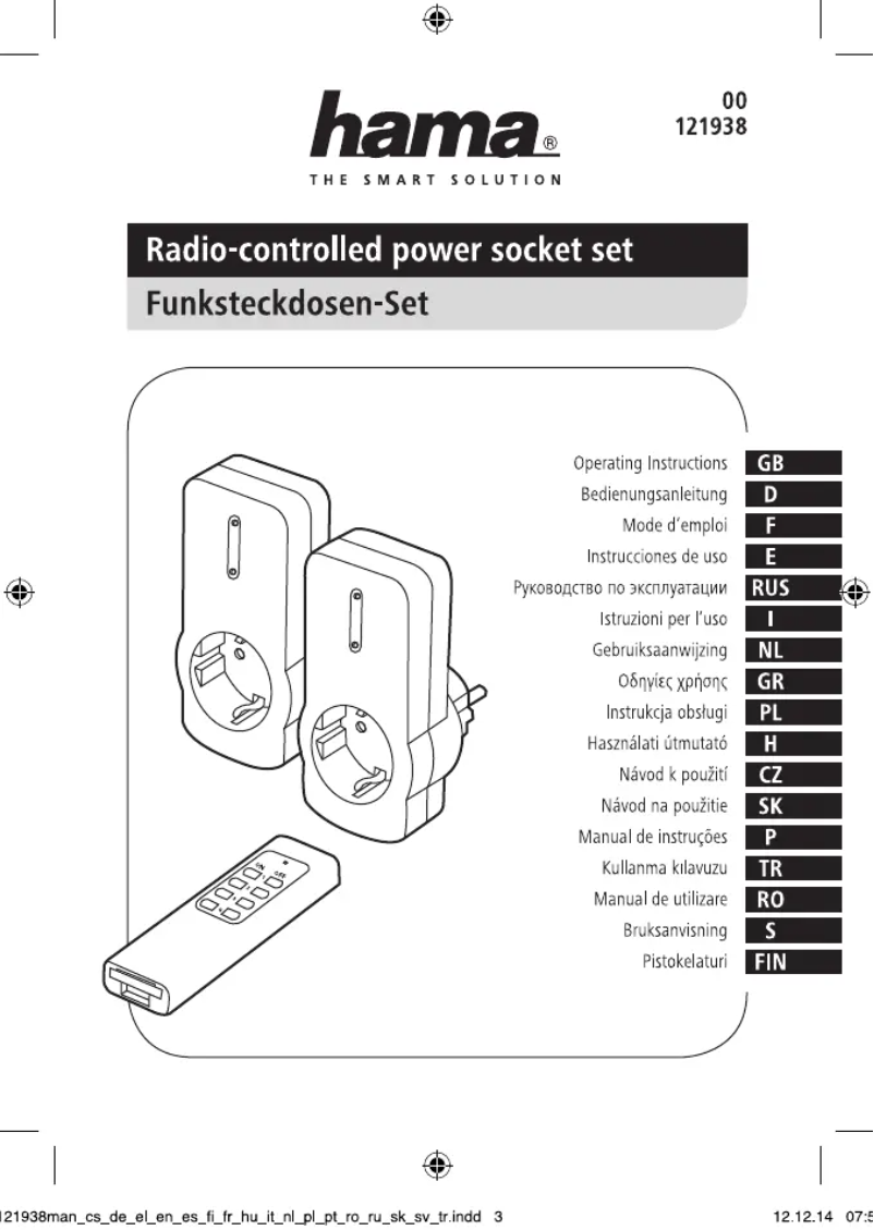 Imagen de la primera página del manual del dispositivo 00121938