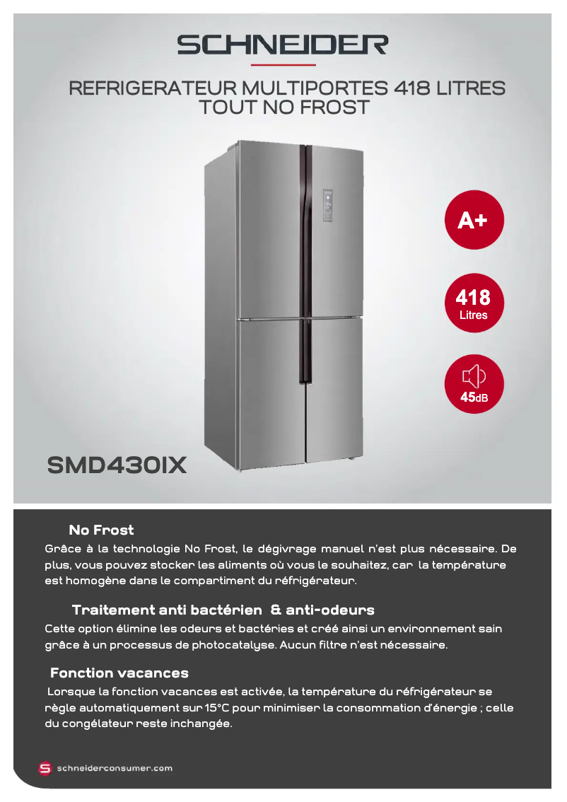 Imagen de la primera página del manual del dispositivo SMD430IX