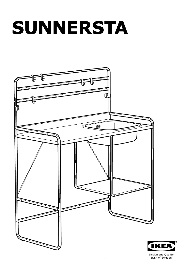 Página 1 del manual Instrucciones / montaje Ikea SUNNERSTA