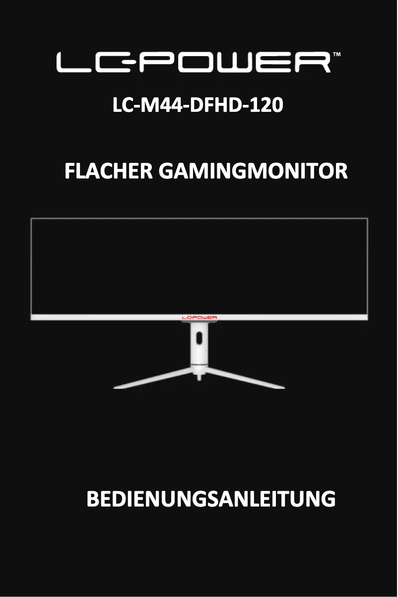 Imagen de la primera página del manual del dispositivo LC-M44-DFHD-120