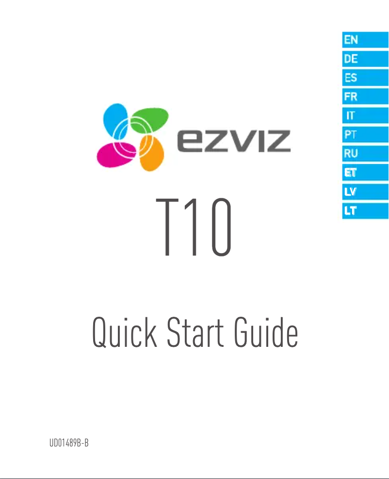 Página nº 1 - Manual de usuario EZVIZ T10
