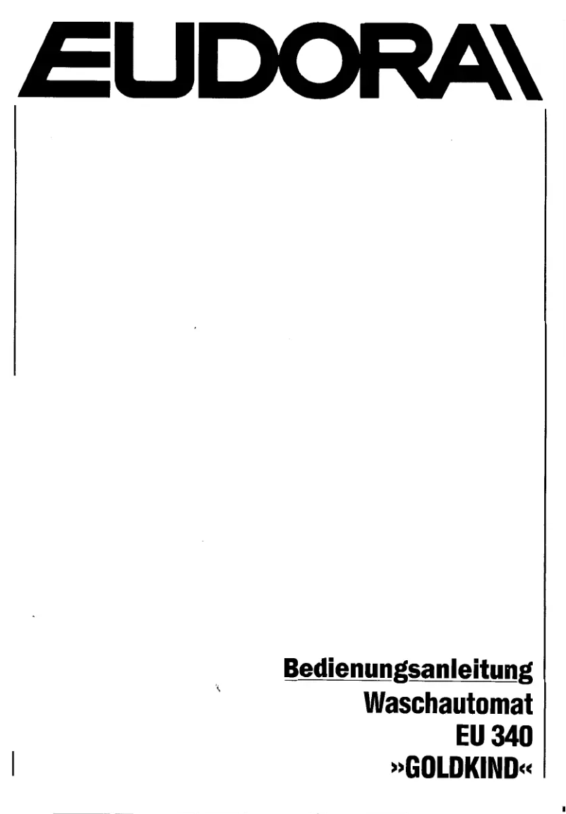 Página 1 del manual Manual de usuario Eudora Goldkind EU 340