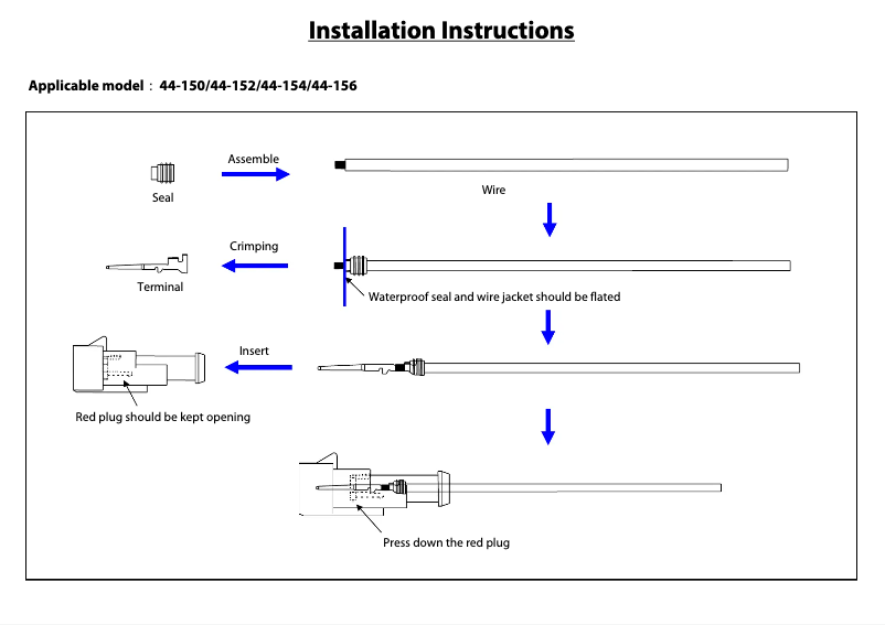Imagen de la primera página del manual del dispositivo 44-150